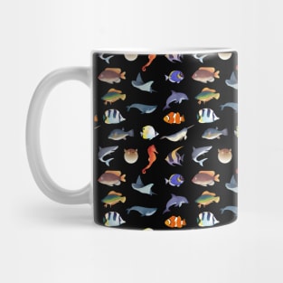 Fish Pattern Mug